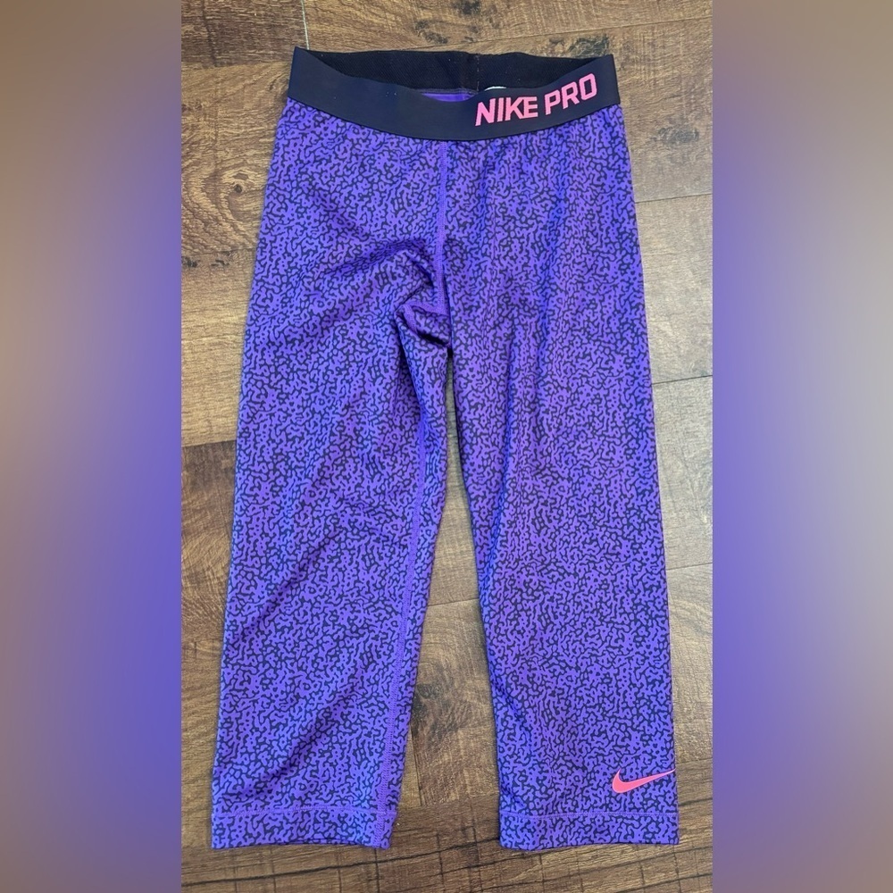 Nike pro cropped leggings women Sz XS extra small drifit